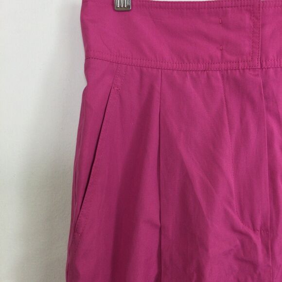 Max Mara Studio Womens Argenta Cotton Trouser Pants Fuchsia Pink Size 4 NWT - Picture 12 of 13